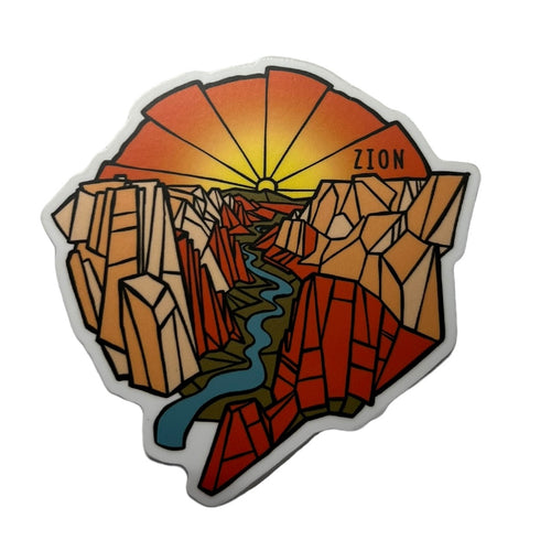 Zion Observation Point Sticker