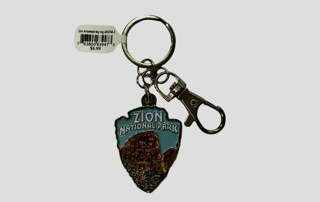 Zion Arrowhead Key Clip