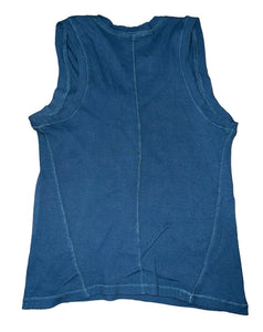 Straight Tear Ribbed U-Neck Tank