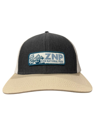 Zion Blue Rectangle Hat*
