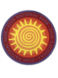 Zion Sun Sticker
