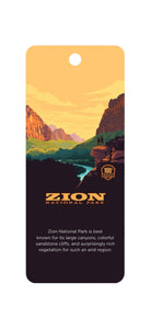 Zion NP 100 Years Bookmark