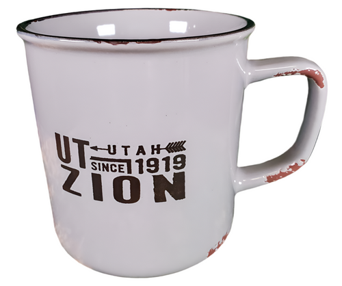 Distressed Zion Camp Mug