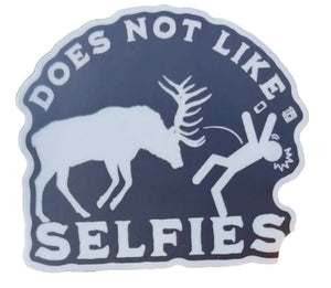 Does Not Like Selfies Sticker
