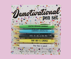 Demotivational Pen Set*