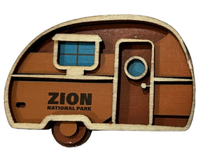 Zion Camper Layered Magnet