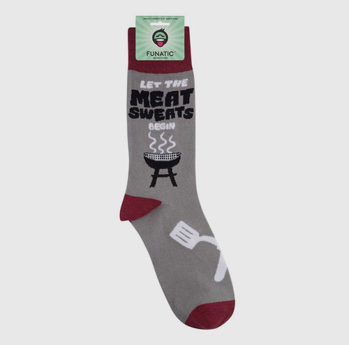 Let the Meat Sweats Begin Crew Socks