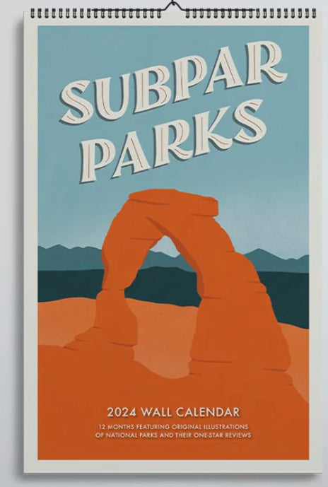 Subpar Parks Calendar 2024