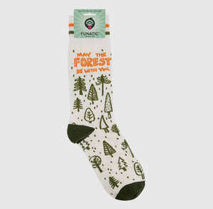May The Forest Be With You Crew Socks