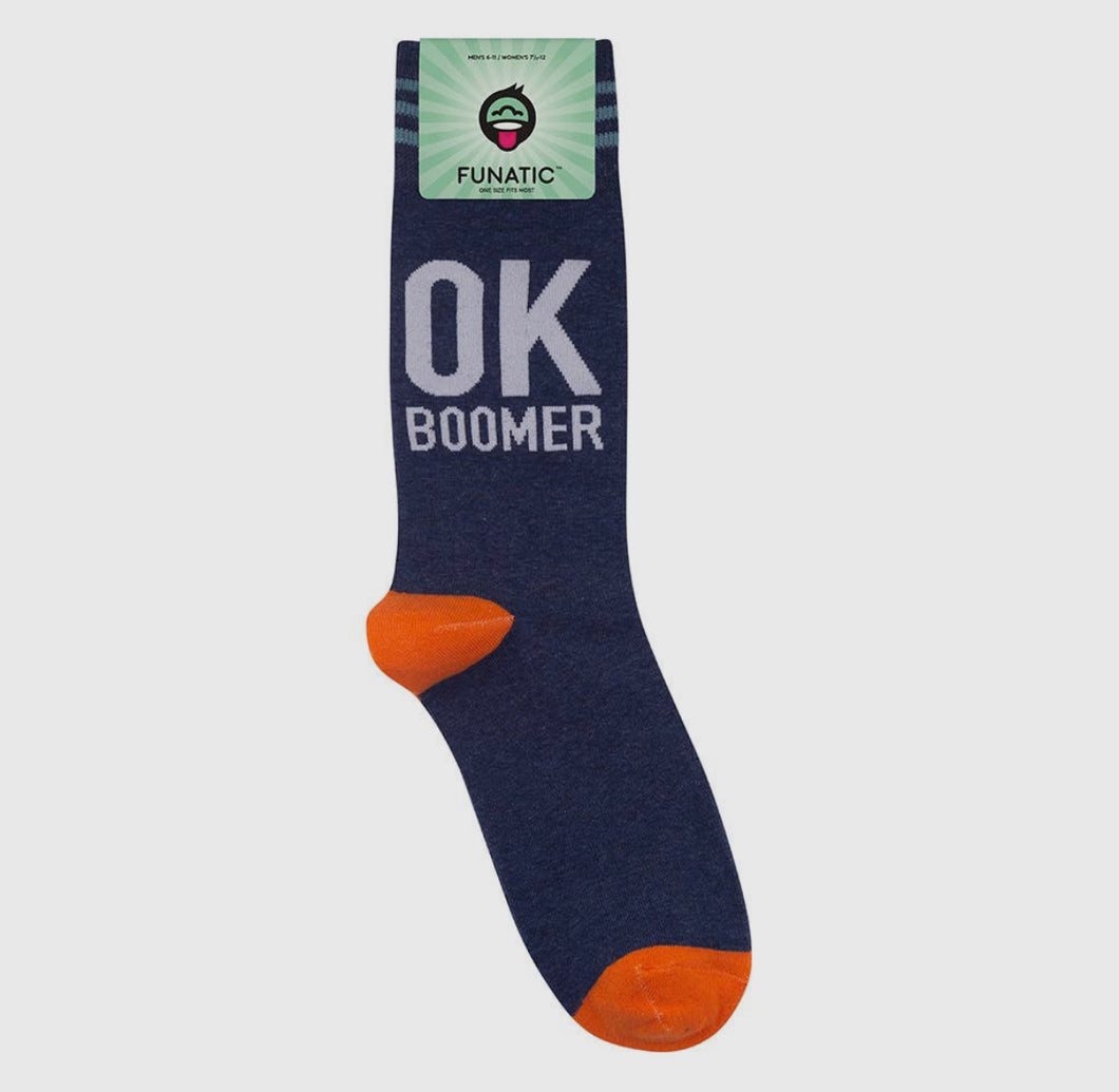 OK Boomer Crew Socks