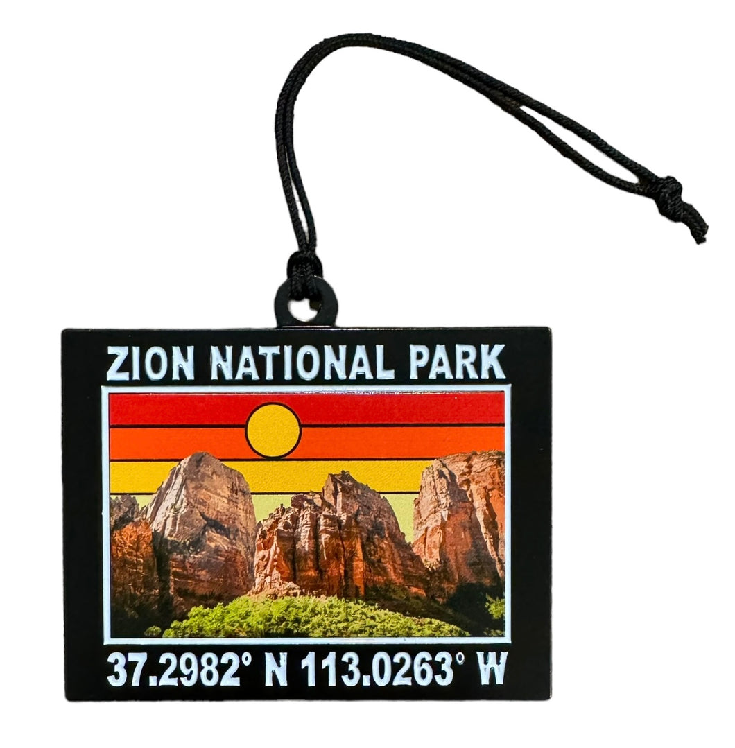 Zion Coordinates Ornament