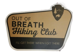 Out of Breath Sticker