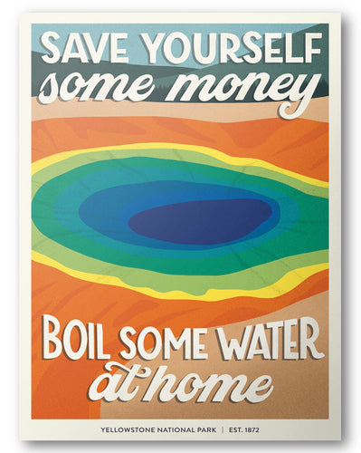 Subpar Yellowstone Postcard