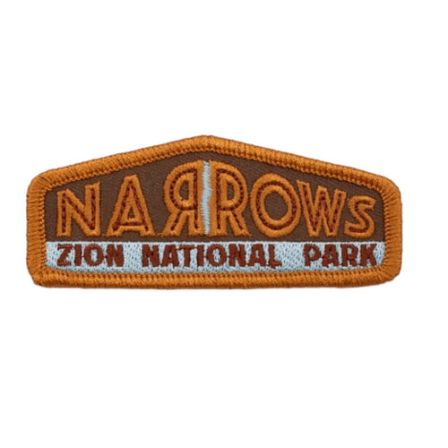 NaRRows Zion Souvenir Patch