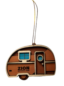 Zion Camper Layered Ornament