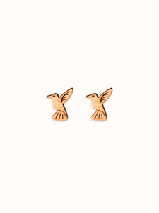 Hummingbird Bamboo Earrings