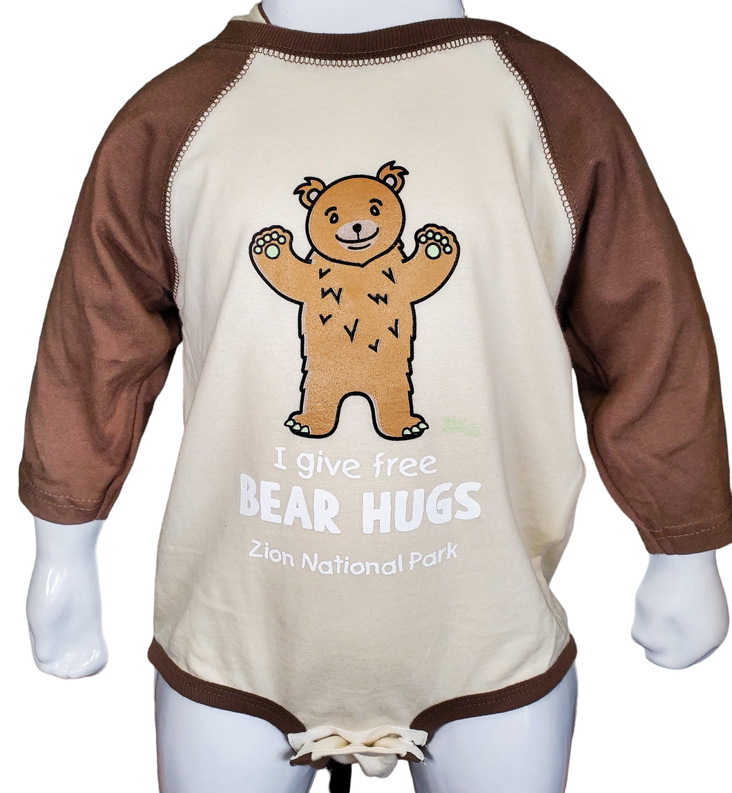 Free Bear Hugs Hooded Onesie