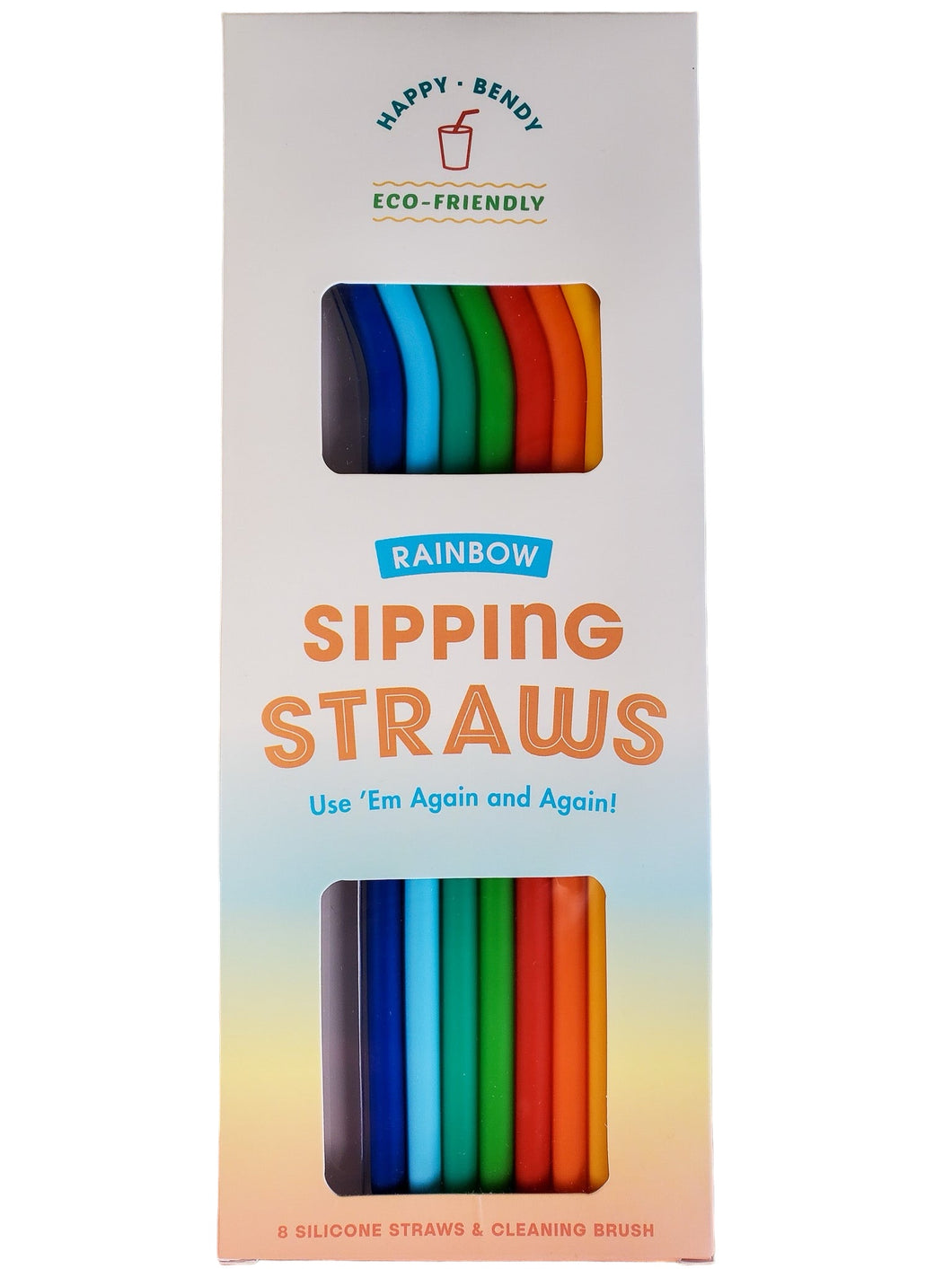 Rainbow Sipping Straws