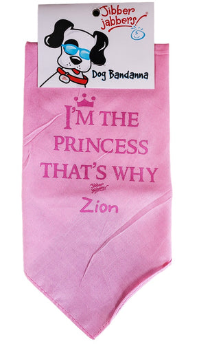 Dog Bandanna - I'm a Princess*