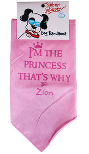 Dog Bandanna - I'm a Princess