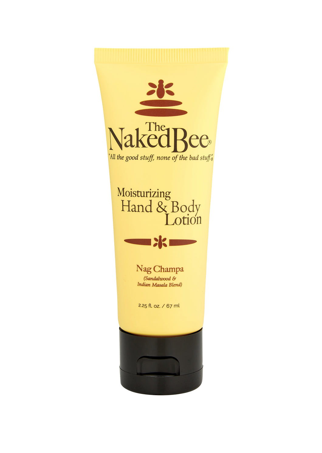 The Naked Bee Nag Champa Hand & Body Lotion - 2.25 oz tube