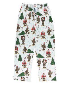 Christmas Bigfoot Men PJ Pants