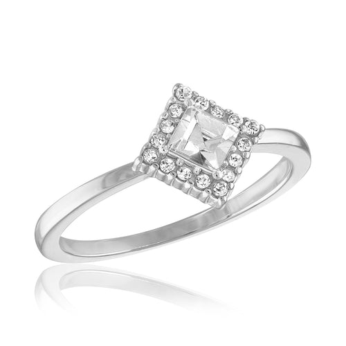 Stack Ring - Style 102 - Kite Set Princess Cut