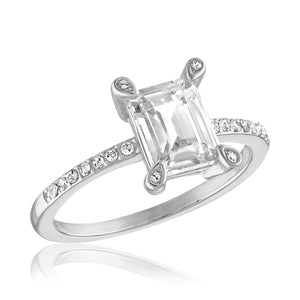Stack Ring - Style 97 - Emerald Cut Forever