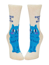 Cuddle Me Bitch - Women's Crew Socks