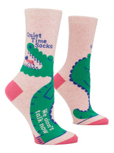 Quite Time - Women's Crew Socks