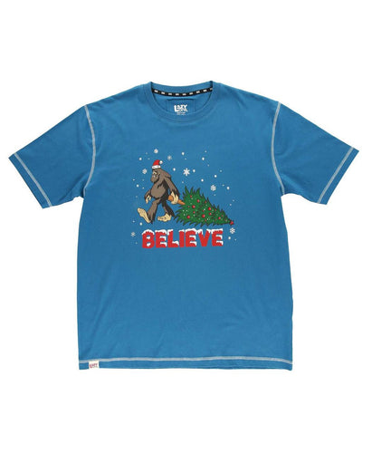 Christmas Bigfoot Men PJ Tee