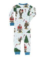 Christmas Bigfoot Union Suit