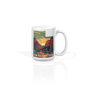 Utah Shaped Zion Mug