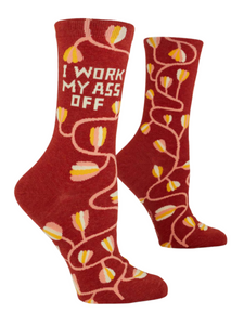 Work My Ass Off - Women's Crew Socks