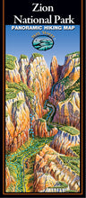 Zion National Park Panoramic Hiking Map