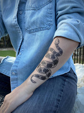 Rattlesnake Temporary Tattoo