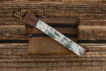 Woodland Landscape Wristlet Keychain
