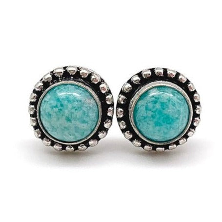 Kashi Semi-Precious Stone Post Earrings