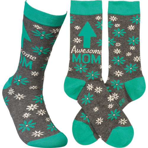 Awesome Mom - Crew Socks