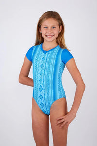 Girls Aztec Print Swimsuit