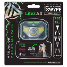 Rechargeable Swype Motion Activated Headlamp