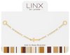 Gold Petite White Beaded Cross LINX Add-on