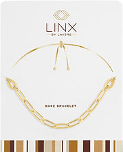 Gold Paperclip LINX Base Bracelet