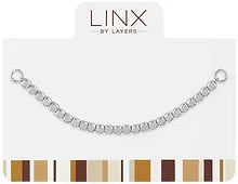 Silver Cube Beaded LINX Add-on