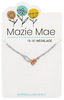 Silver Vintage Rose Duo Stone MM Necklace