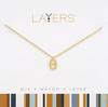 Layers Necklace 227G Gold Mariner Link Drop