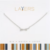 Layers Necklace 669S Silver Petite Crossover