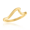 Stack Gold Ring - Style 87 Wave