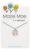 Silver Pink Cluster Pendant MM Necklace