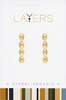 Layers Earrings 126G Gold Mariner Link Dangle